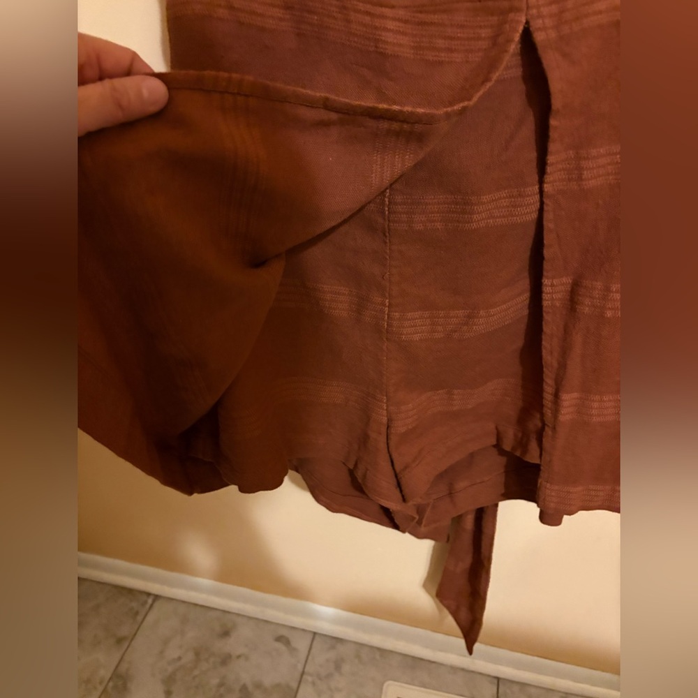 Free People Go Get ‘Em Skort Dress in Rust - Picture 5 of 10